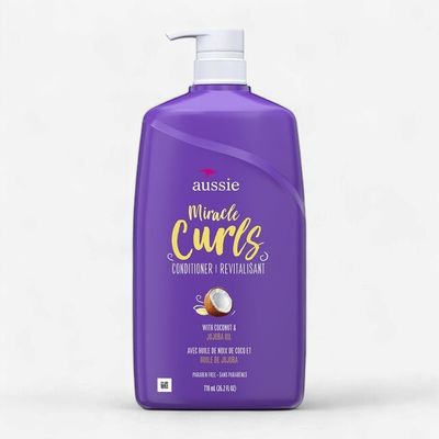 AUSSIE MIRACLE CURLS COCONUT &amp; JOJOBA OIL CONDITIONER 778ML (PUMP)