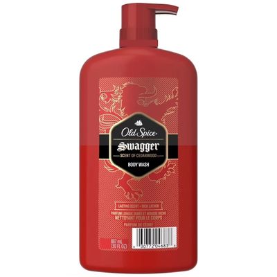 OLD SPICE BODY WASH 887ML SWAGGER CEDARWOOD (PUMP)