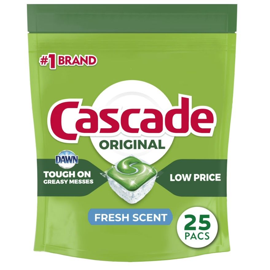 CASCADE ORIGINAL ACTIONPACS FRESH SCENT 25'S