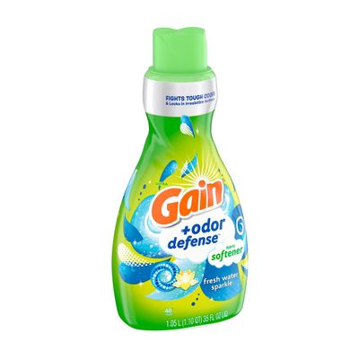 GAIN ULTRA + ODOR DEFENSE FABRIC SOFTENER 1.05L FRESH WATER SPARKLE 48LOADS