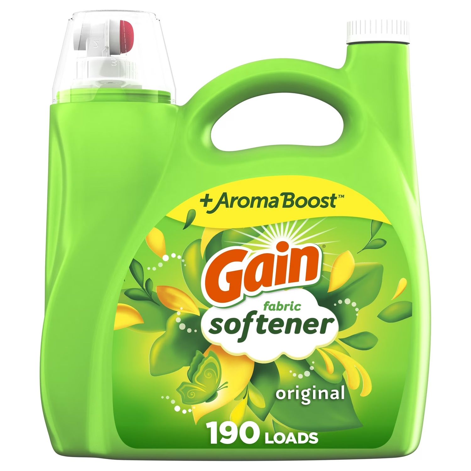 GAIN + AROMA BOOST FABRIC SOFTENER 4.16L ORIGINAL 190LOADS