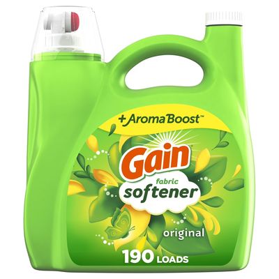 GAIN + AROMA BOOST FABRIC SOFTENER 4.16L ORIGINAL 190LOADS