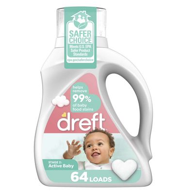DREFT STAGE2 ACTIVE BABY 2.72L LAUDNRY DETERGENT 64LOADS
