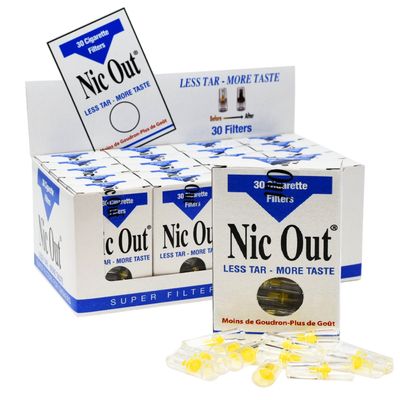 NIC OUT CIGARETTE FILTERS (30 PACK) FULL CASE