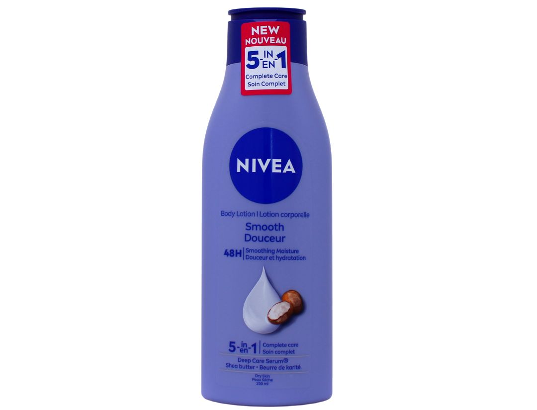NIVEA BODY LOTION 250ML 5-IN-1 SHEA SMOOTH