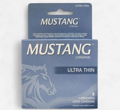 MUSTANG ULTRA THIN CONDOMS (3 PACK)