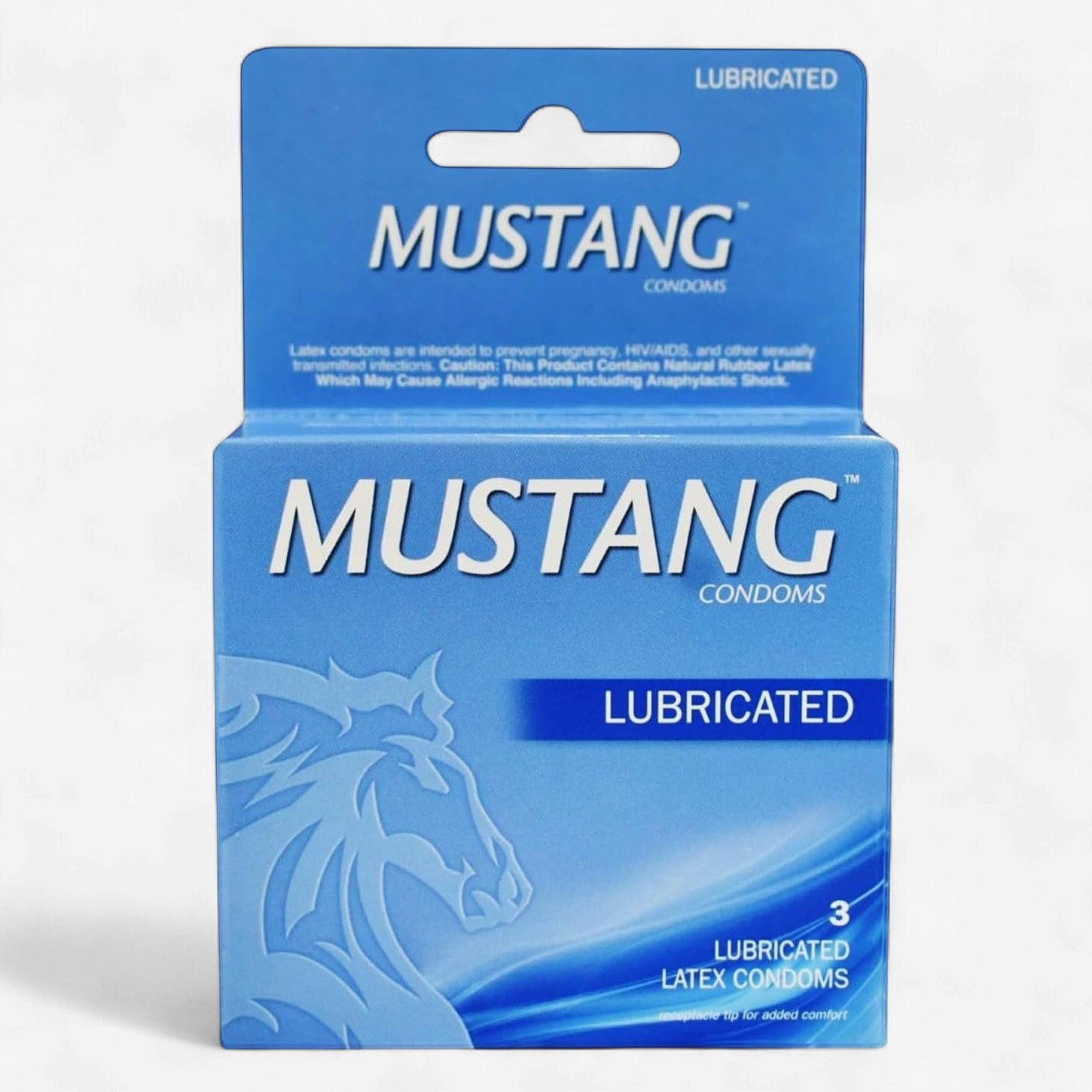 MUSTANG LUBRICATED CONDOMS (3 PACK)
