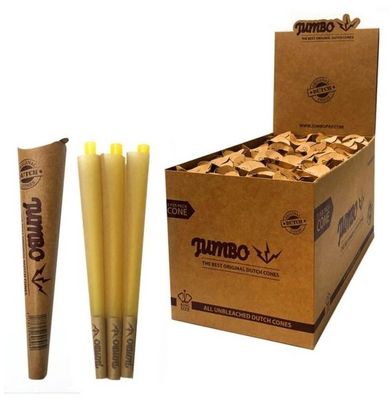 JUMBO ORIGINAL DUTCH CONES BROWN 3PACK KING SIZE (32 PER BOX)