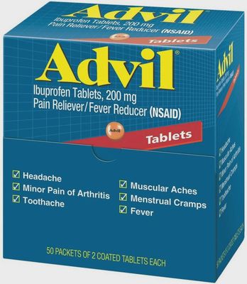 ADVIL 200MG TABLETS (50X2'S)
