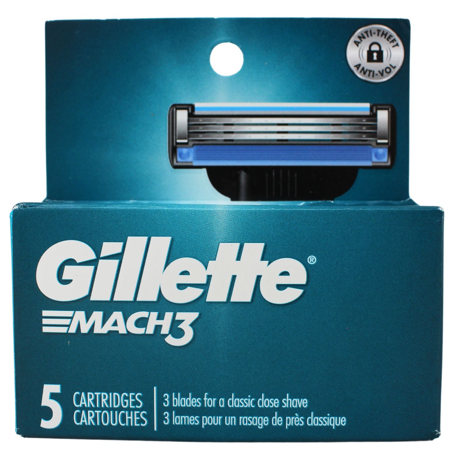 GILLETTE MACH3 5CARTRIDGES