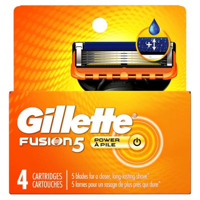 GILLETTE FUSION 5 POWER 4CARTRIDGES