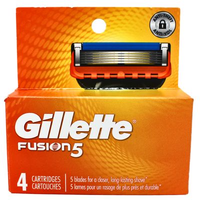 GILLETTE FUSION 5 4CARTRIDGES