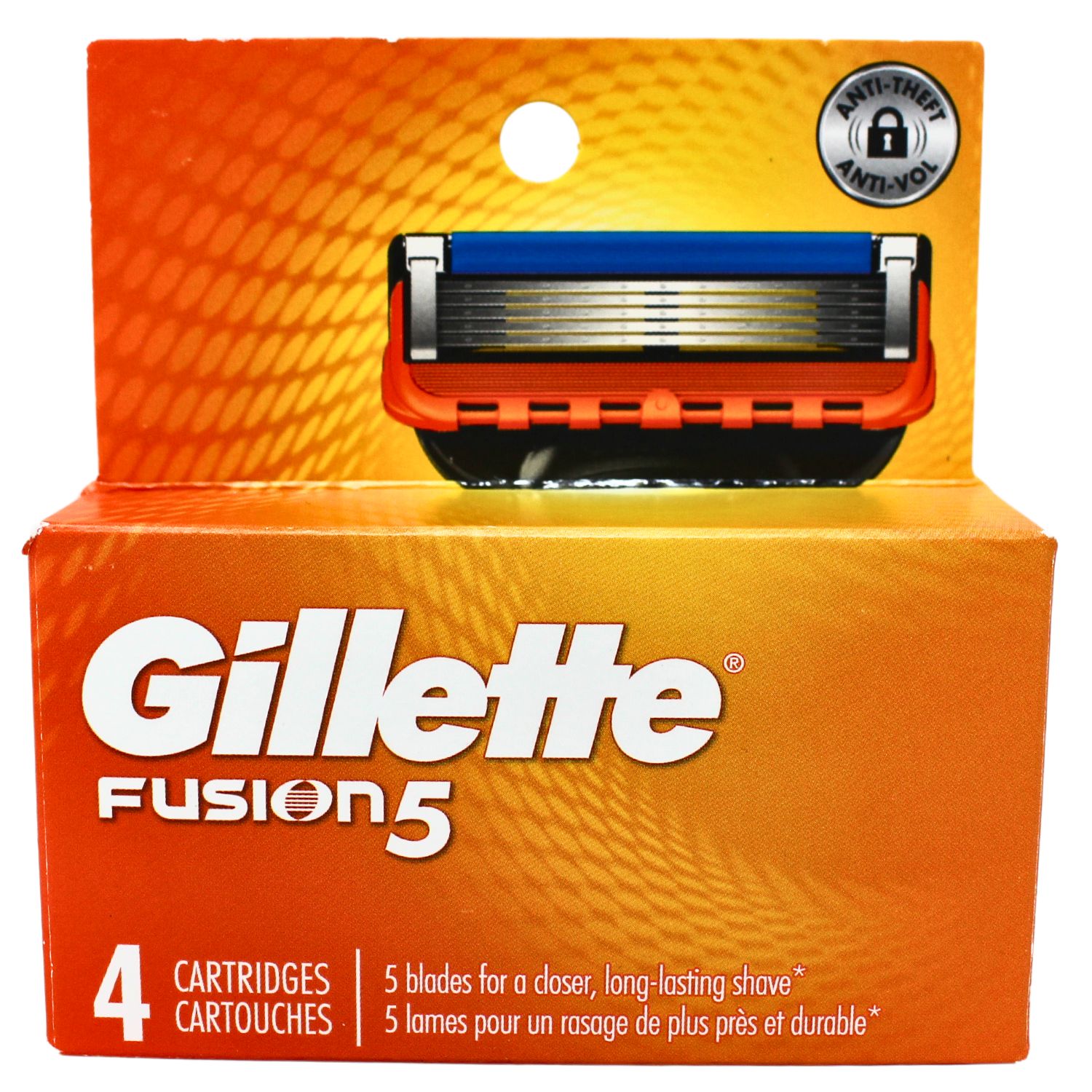 GILLETTE FUSION 5 4CARTRIDGES