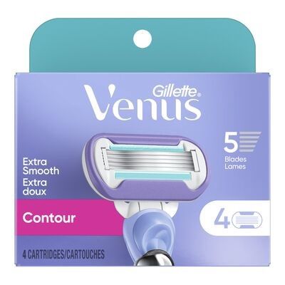 GILLETTE VENUS EXTRA SMOOTH CONTOUR 4CARTRIDGES