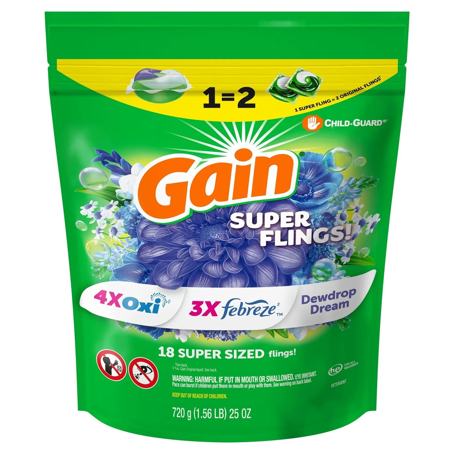 GAIN SUPER FLINGS! 720G DEWDROP DREAM 18'S
