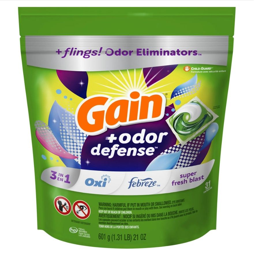 GAIN FLINGS! ORDOR DEFENSE SUPER FRESH BLAST 31PACS