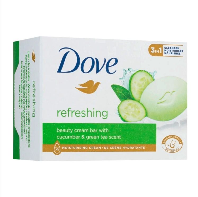 DOVE BAR SOAP 90G CUCUMBER GREEN TEA