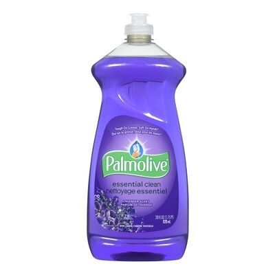 PALMOLIVE ESSENTIAL CLEAN DISH LIQUID 828ML LAVENDER