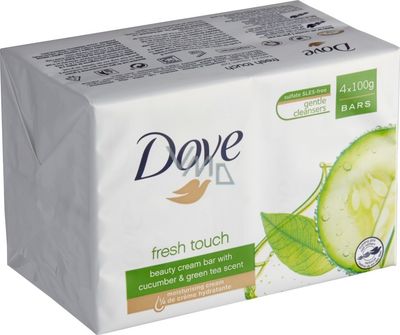 DOVE BAR SOAP 90G CUCUMBER (4PACK)