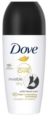 DOVE DEO ROLL-ON INVISIBLE DRY 50ML