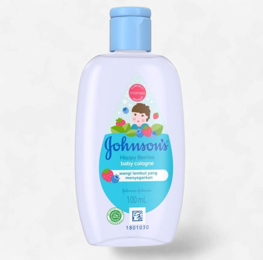 JOHNSONS BABY COLOGNE 100ML HAPPY BERRIES