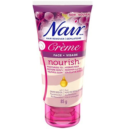 NAIR CREME NOURISHING FACIAL HAIR REMOVER 85G