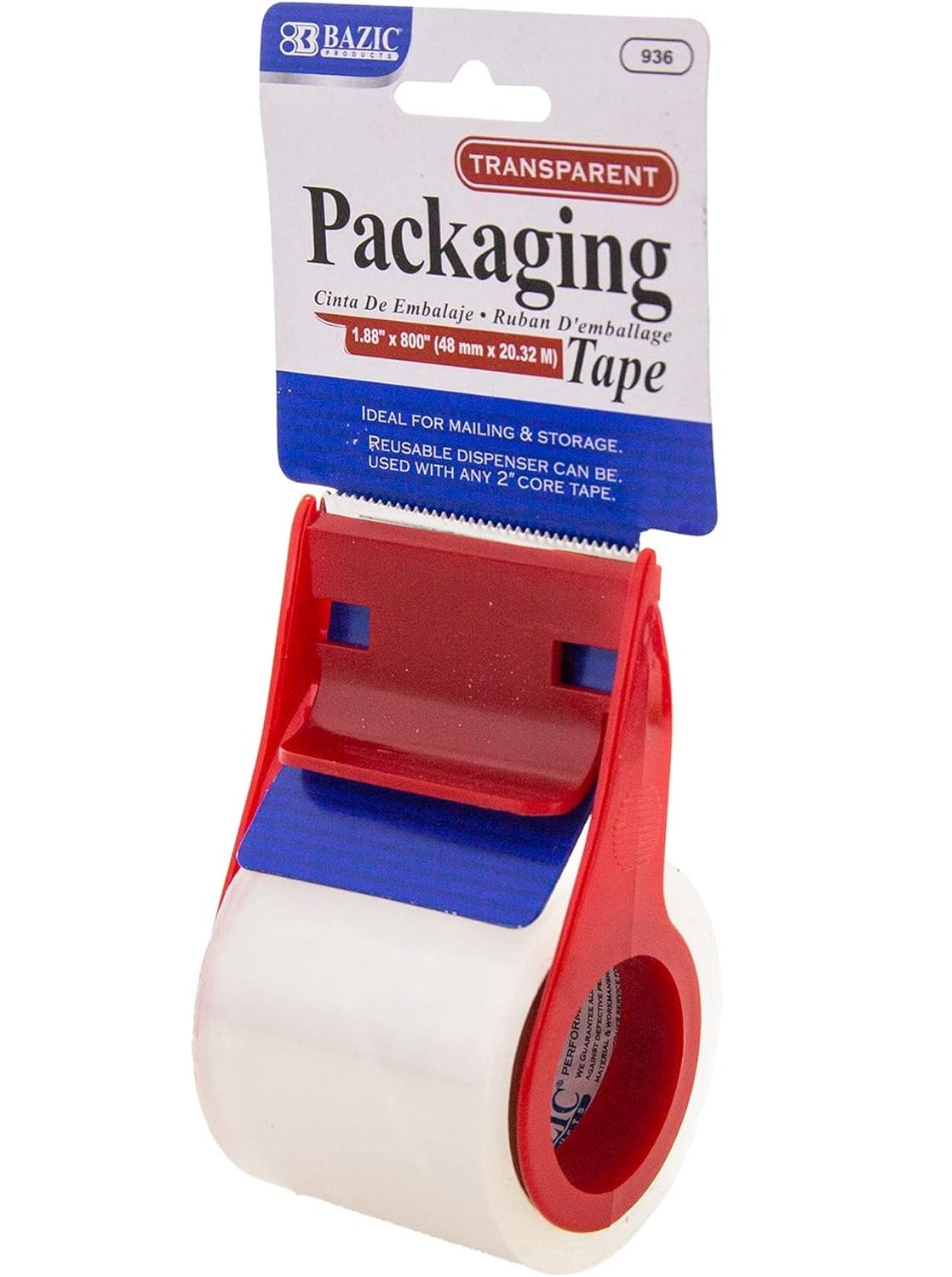 BAZIC #936 TRANSPARENT PACKING TAPE