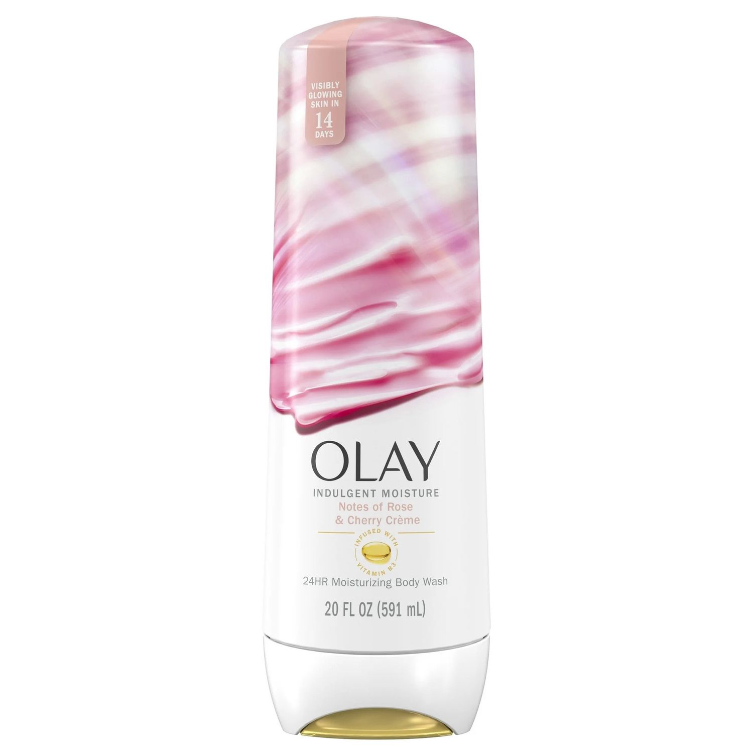 OLAY INDULGENT MOISTURE BODY WASH 591ML ROSE CHERRY CREME