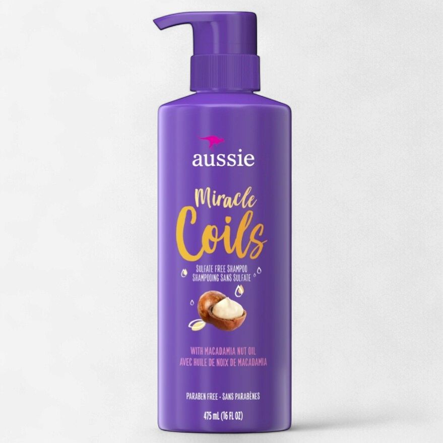 AUSSIE MIRACLE COILS MACADAMIA NUT OIL SHAMPOO 475ML (PUMP)