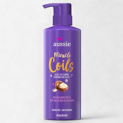 AUSSIE MIRACLE COILS MACADAMIA NUT OIL SHAMPOO 475ML (PUMP)