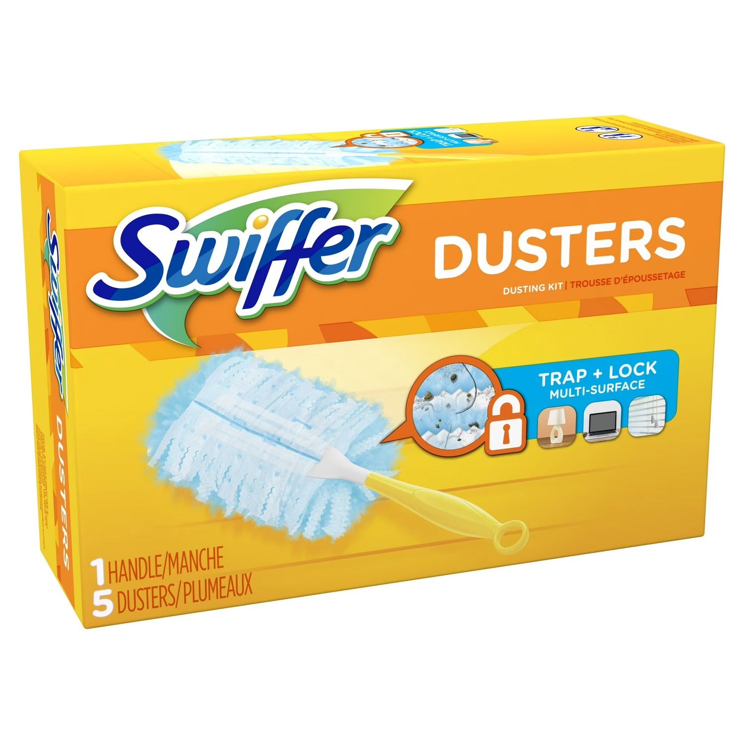 SWIFFER DUSTER STARTER KIT 1 HANDLE + 5 DUSTERS