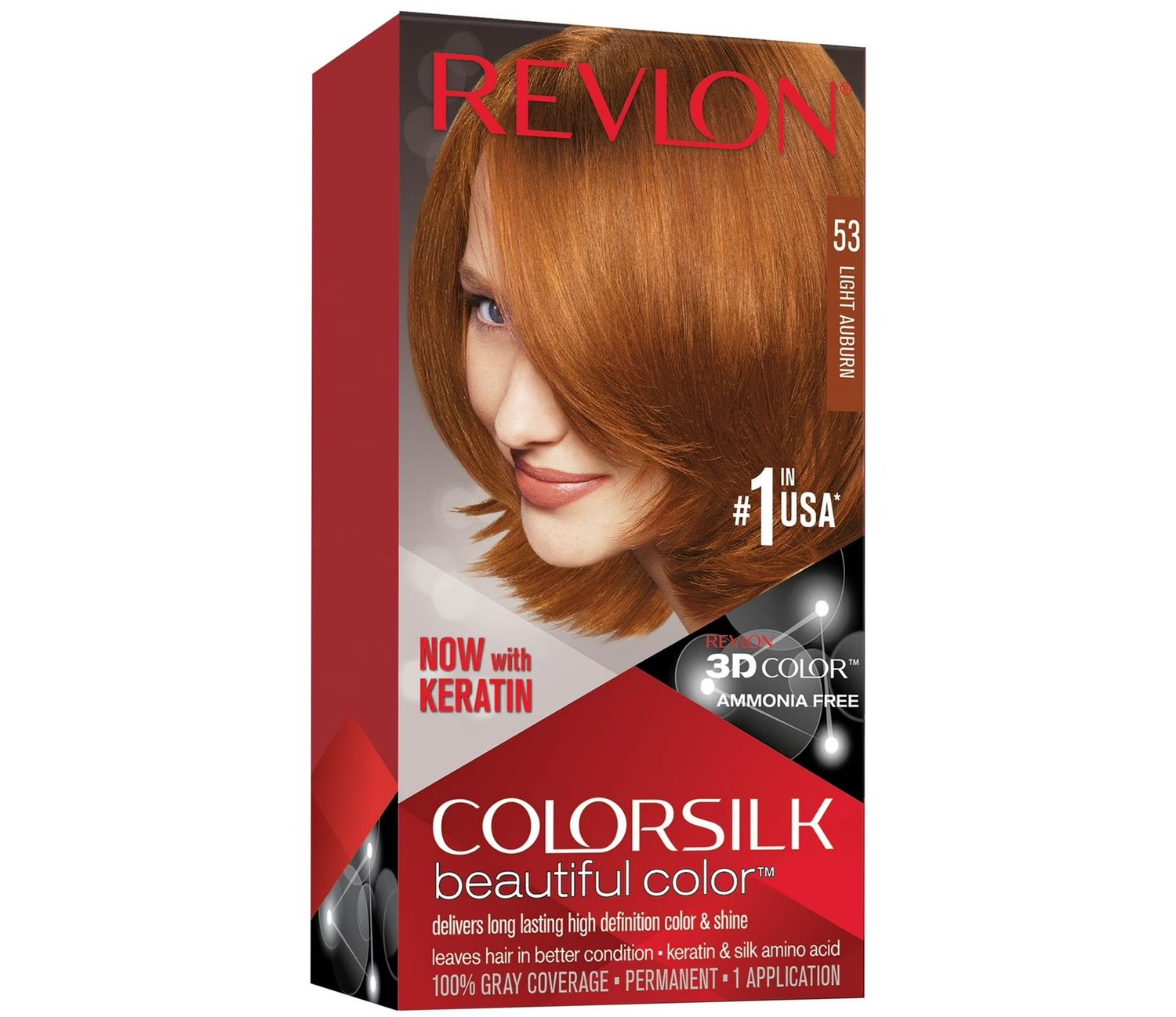 REVLON COLORSILK #53 LIGHT AUBURN
