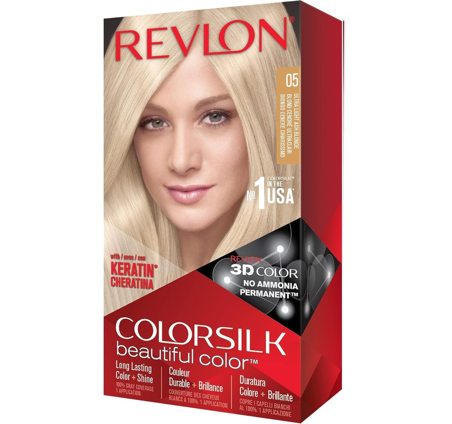 REVLON COLORSILK #05 ULTRA LIGHT ASH BLONDE