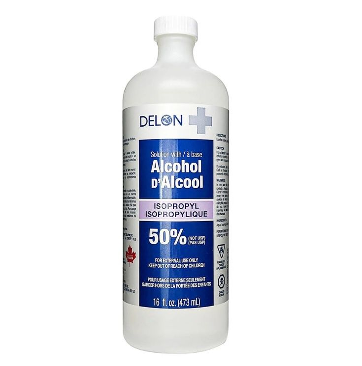 DELON 50% ISOPROPYL ALCOHOL 473ML