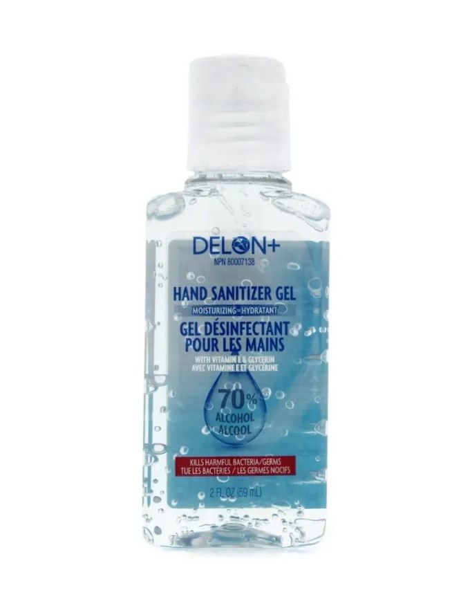 DELON MOISTURIZING 70% ALCOHOL HAND SANITIZER GEL 59ML