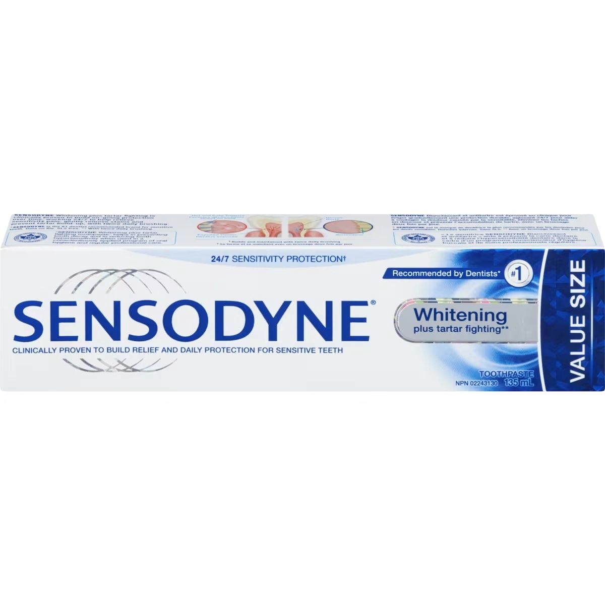 SENSODYNE TOOTHPASTE WHITENING PLUS 135ML