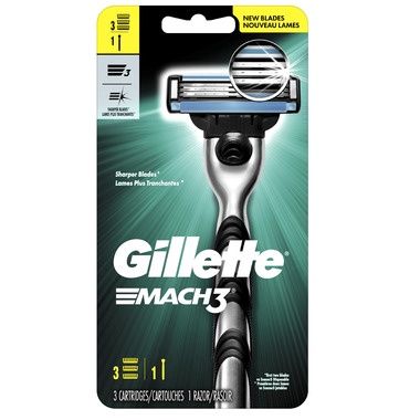 GILLETTE MACH3 1HANDLE 3CARTRIDGES