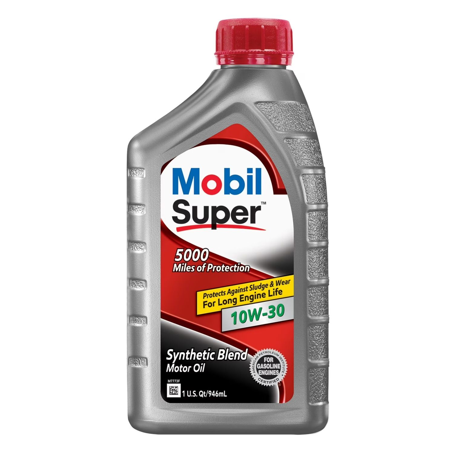 MOBIL SUPER (10W-30) SYNTHETIC BLEND MOTOR OIL 946ML