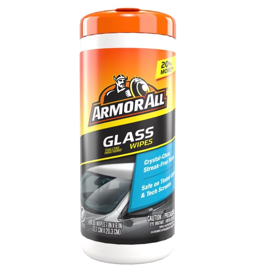 ARMOR ALL GLASS WIPES 30'S