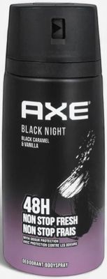 AXE SPRAY 150ML BLACK NIGHT