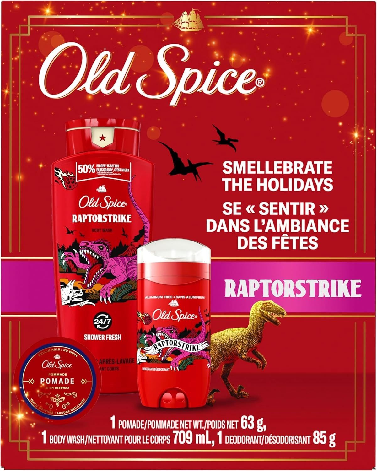 OLD SPICE SMELLEBRATE RAPTORSRIKE GIFT-SET (3 ITEMS)