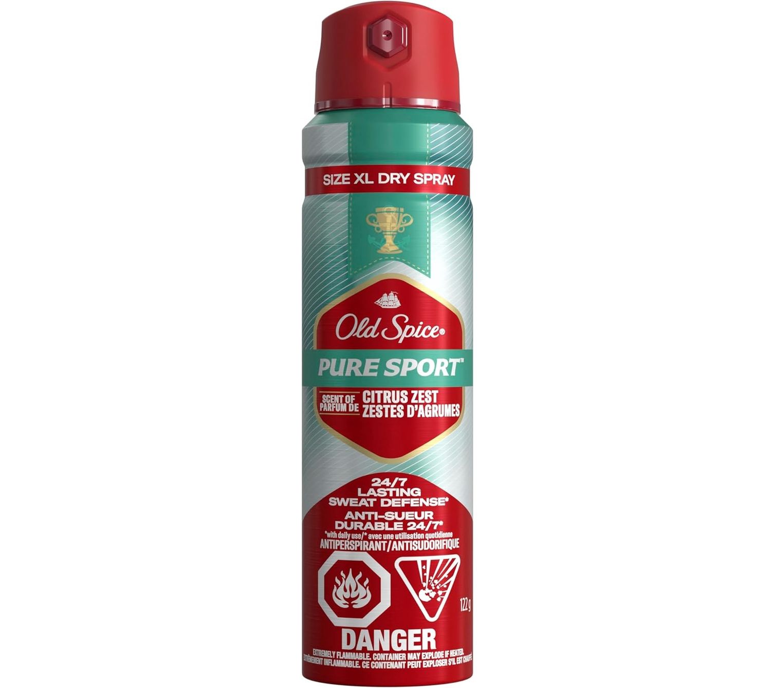 OLD SPICE SPRAY 122G PURE SPORT