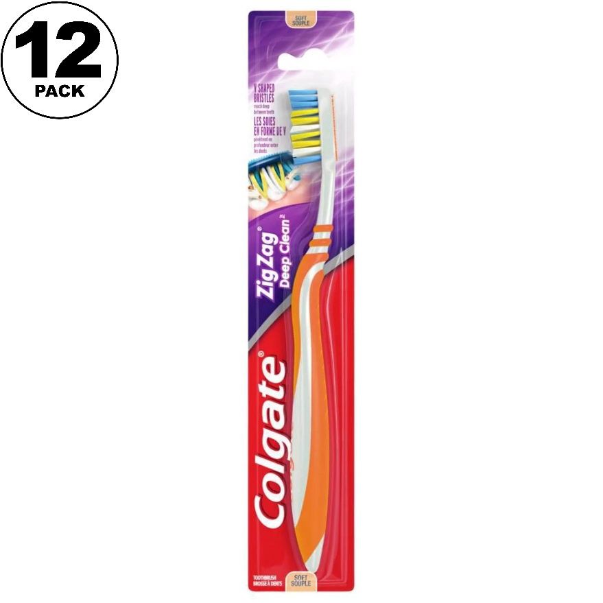 COLGATE TOOTHBRUSH SOFT ZIGZAG (12PACK)