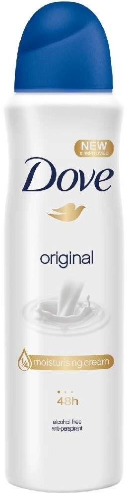 DOVE SPRAY 150ML ORIGINAL BLUE