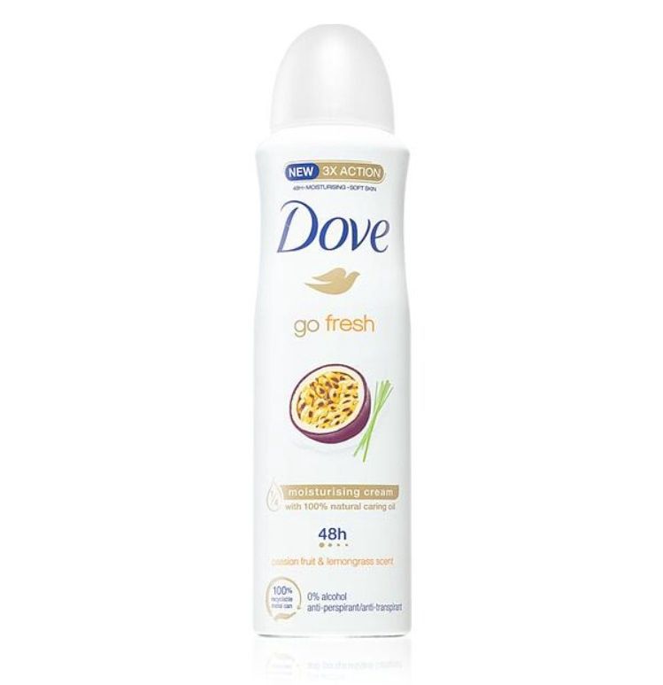 DOVE SPRAY 150ML PASSION FRUIT