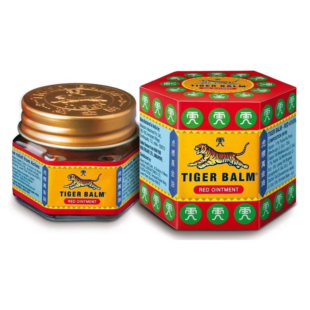 TIGER BALM 21ML RED OINTMENT EFFECTIVE RELIEF FROM ACHES