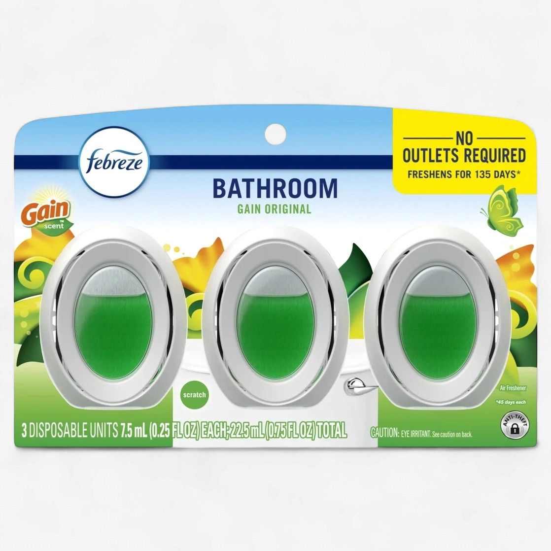 FEBREZE SMALL SPACES 7.5ML GAIN ORIGINAL (3PACK)