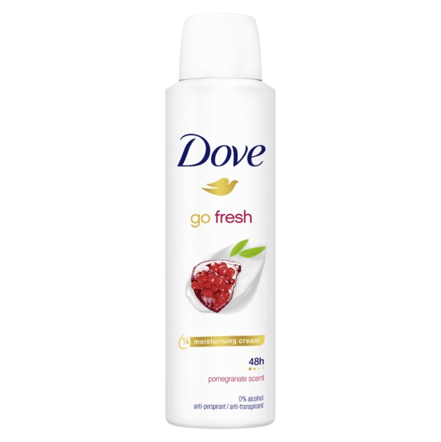 DOVE SPRAY 150ML POMEGRANATE
