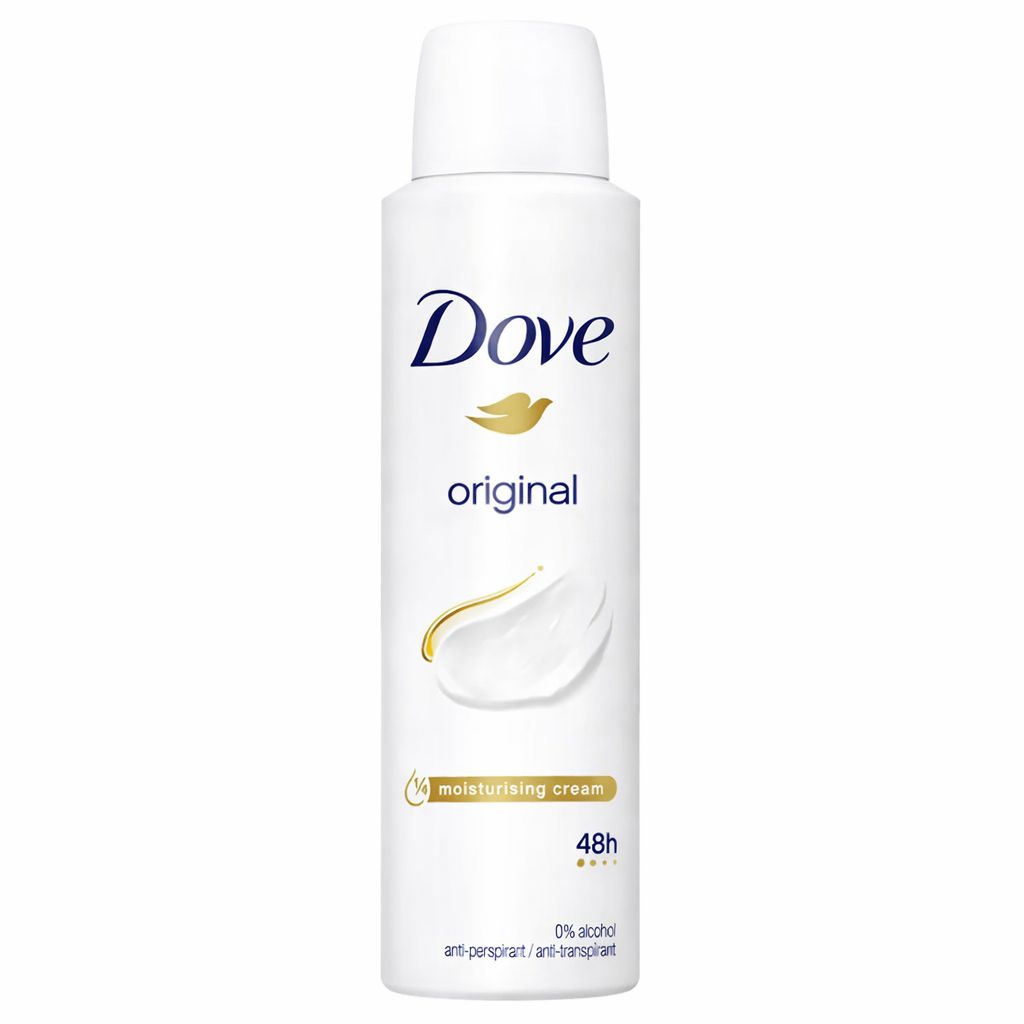 DOVE SPRAY 150ML ORIGINAL WHITE