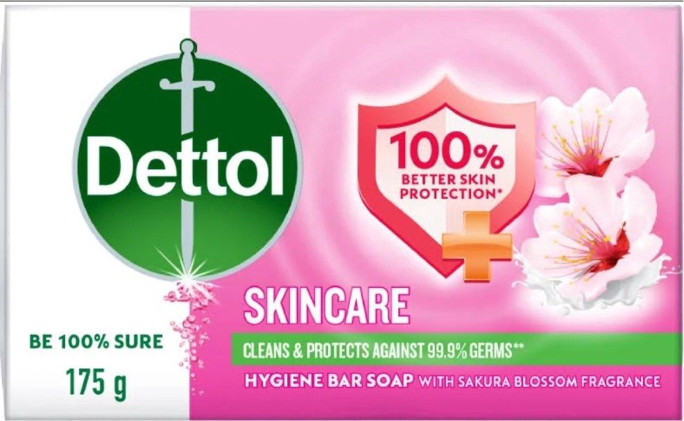 DETTOL ANTIBACTERIAL BAR SOAP 100G SKIN CARE
